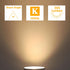 GU10 Led Bulb 5W 3000K, Flicker-Free Soft Warm Light Non-Dimmable Bulbs, 365LM, 40° Spot Light, Energy Saving Light Bulbs, Equivalent 40-50W GU10 ...