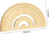 1 Piece Gold Brass Retro Semicircle Protractor Drawing Copper Ruler Angle Measure Tool Stationery Math Geometry Gift...