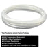 Beduan 10 mm OD Pneumatic Air Line Tubing Nylon Air Hose for Fluid Transfer or Air Brake System 32.8ft (Clear)...