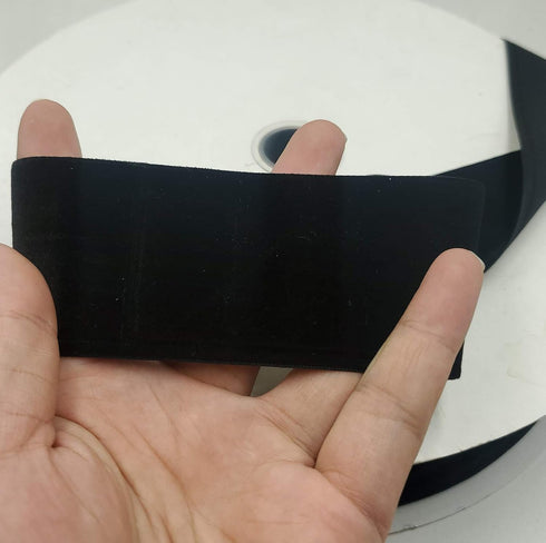 10 Yards Velvet Ribbon Spool (Black, 2")...