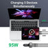 USB C Car Charger 95W, PD 65W PPS 45W QC3.0 30W Type-C Fast Cigarette Lighter Charger for iPad/MacBook/Laptop iPhone 15/14/13/12 Pro Max, Samsung ...