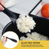 DOERDO 3Pcs Rice Paddle Spoon Soup Spoon Non Stick Rice Scooper Cooking spoon for Rice Soup Potato, Black...
