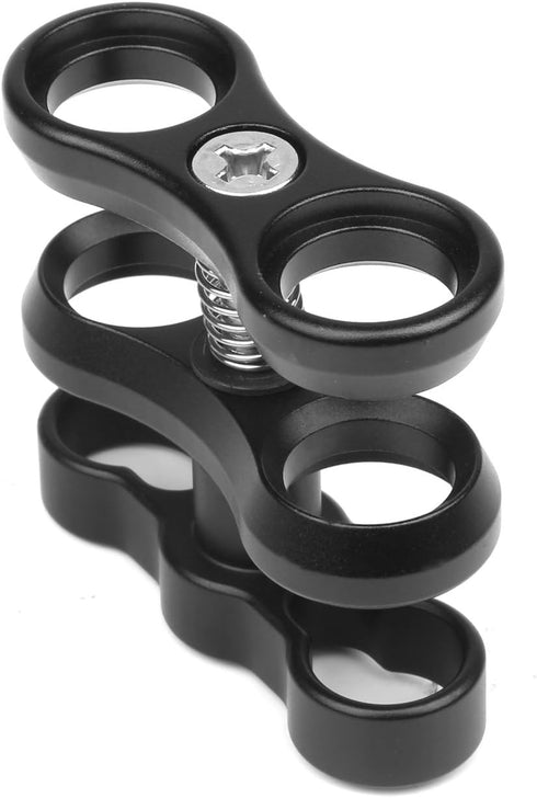 D&F 1'' inch Aluminum Standard Ball Mount Clamp for Underwater Light Arm System...