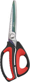 LIVINGO 10" Multipurpose Heavy Duty Scissors, Premium Titanium Coating Forged Stainless Steel Tool Industrial Shears for Household Pruning, Garden...