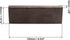 QWORK Black Ebony Lumber Wood Timber Handle Plate, 2 Pack Lumber Durable Wood Handle Blanks for Music Instruments DIY Tools and Cutter handles, Bl...