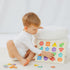 GRINNNIE Toddler Shape Puzzle for 1 2 3 Years Old Boys and Girls, Montessori Wooden Learning Toys Shape Sorting Peg Puzzle for Toddlers 1-3, Gifts...