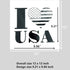 Large Patriotic Stencils American Flag American Map USA Stencil for Painting on Wood, Fabric, Walls, Airbrush + More | Reusable Mylar Template(I L...