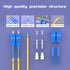 7.5Meters 25ft LC/UPC-SC/UPC Single-Mode Fiber Optic Cable LC to SC OS2 Jumper Optical Patch Cord Duplex 9/125um Yellow LC-SC...