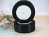 Black Satin Ribbon 1-1/2 inch for Bows 2 Rolls 50 Yards Fabric Single Face Ribbon Floral Silk Wedding Party Wreath Decorative for Gift Wrapping Se...