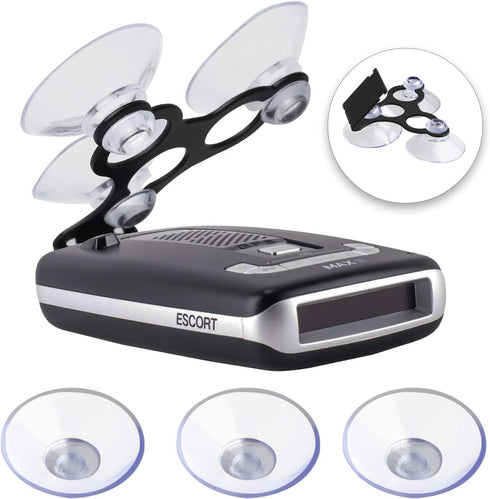 Radar Detector Suction Cup Mount Holder Compatible with Escort MAX, Max 2, MAX360 (Not for MAX360C Cradle Radar)...