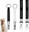 2 Pack Dog Whistles,Professional Dog Training Whistle to Stop Barking,Adjustable Pitch Ultrasonic Training Tool Silent Bark Control for Dogs Train...