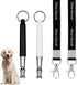 2 Pack Dog Whistles,Professional Dog Training Whistle to Stop Barking,Adjustable Pitch Ultrasonic Training Tool Silent Bark Control for Dogs Train...
