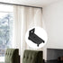 Curtain Track Brackets, Curtain Track Wall Mounting Hardware Black Curtain Track Accessories(10 Pack)...
