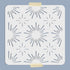 Starburst Stencil Star Stencil Template 11.8"×11.8" Square Reusable PET Hollow Out Starburst Wall Stencil for Floors/Walls/Furniture/Clothes/Bags ...