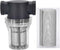 Water Filter, 3/4'' Female Twist-On Pipe Strainer, Nylon PA66 cover, PC bowl, 304 Stainless Screen(40 and 80 Mesh)...