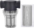 Water Filter, 3/4'' Female Twist-On Pipe Strainer, Nylon PA66 cover, PC bowl, 304 Stainless Screen(40 and 80 Mesh)...