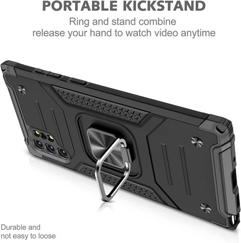 for Samsung Galaxy Note 10 Plus Case 5G Case Military Grade Built-in Kickstand Holster Armor Heavy Duty Shockproof Cover Protective for Galaxy Not...