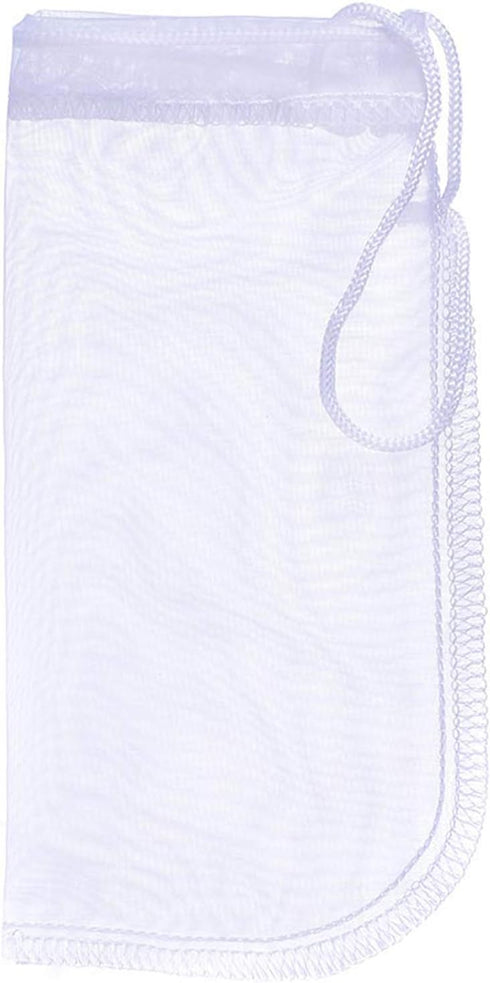 ALEGI Media Filter Bag Aquarium Extra Fine,Reusable 180 Micron Drawstring Mesh Filter Bags for Very Fine Resins Filter (7.5"*3.6" (6 Pack))...
