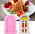 2Pcs Window Frame Silicone Maker Set, Food Grade 3D Fondant Cutter for Cake Decorating, Non Stick Baking Tools for Wedding Birthday Cupcakes, Cook...