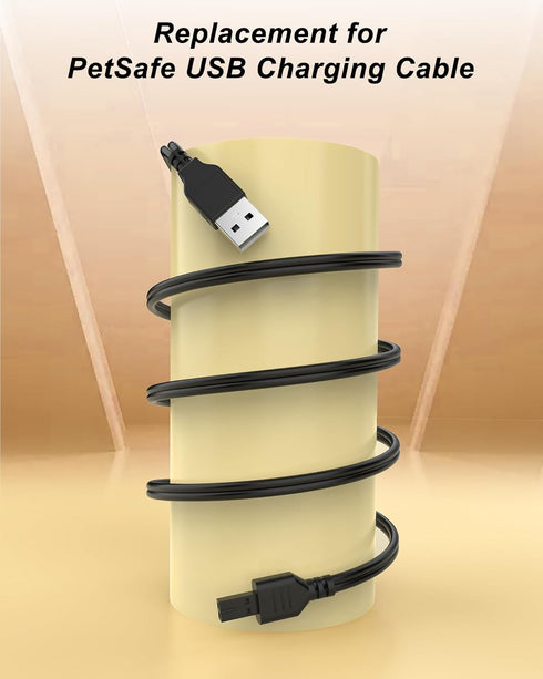 VHBW Replacement for PetSafe Receiver Collar USB Charger Cable Compatible with Petsafe PIF00-12917 PIF00-13663 PIF00-14288 PIF00-13672 PIG00-13737...