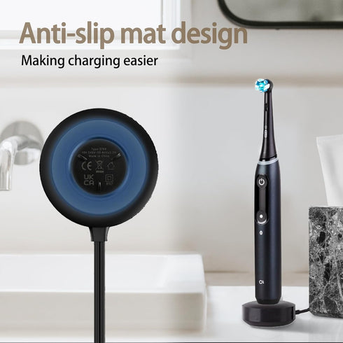 Electric Toothbrush Charger for iO 7 8 9 10 Series, Magnetic Toothbrush Charger Fast Charging Base Compatible with iO Series 7 8 9 10(Black)...