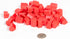 Plastic Hotels: Red Color Board Game Replacement Hotel (Colored Miniature Town & City Buildings, Board Game Playing Pieces)...