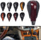 Automatic Leather with Walnut Wood Gear Shift Knob for Lexus ES300h ES350 GS350 GS450h IS350 LS460 LS600h RX350 RX450h (Red Wood)...