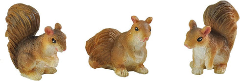 Georgetown Home & Garden Miniature Squirrels Garden Decor in Assorted Styles, Set of 3...