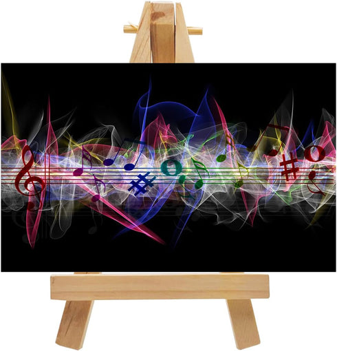 10 Pcs 6 Inch Mini Wood Display Easel for Displaying Small Canvases, Photos...