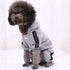 Cute Dog Hoodie Sweater Tracksuit Coat Jacket Winter Pajamas Jumpsuit Clothes Clothing 4-Legs Grey for Cat Puppy Small Medium Big All Type Dogs (3...