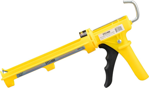 Consumer Grade Smooth Round Rod Caulk Gun C150 | Dripless Metal Caulking Gun for 10oz Sealant and Adhesive Silicone Cartridges or Tubes | 5:1 Thru...