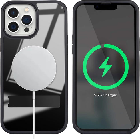 for iPhone 13 Pro Max Case with Screen Protector,iPhone 13 Pro Max Magsafe Case,iPhone 13 Pro Max Phone Case with Stand,iPhone 13 Pro Max Magnetic...