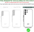 SUANPOT for Samsung Galaxy S22 Ultra with RFID Blocking Leather Wallet case Credit Card Holder,Flip Folio Book Phone case Shockproof Cover Women M...