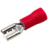 Baomain Red Female Insulated Spade Wire Connector 3/16'' Electrical Crimp Terminal 22-16 AWG 4.8 x 0.5mm FDD1.25-187 (0.187") (200PCS)...
