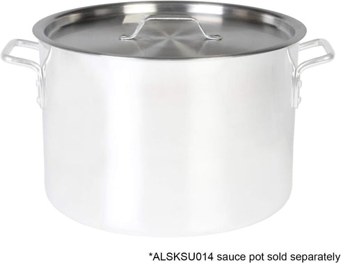 Thunder Group ALSKSU114 Sauce Pot Lid 14 Qt 12-5/8" Dia. X 5/8" Thickness...