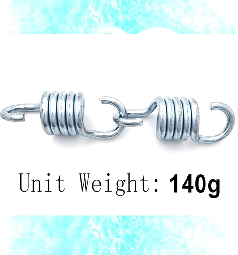 Markeny 2PCS Hammock Spring, Hardened Galvanized Steel Extension Spring Coil 500lb Support for Hanging Hammock Chairs...