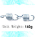 Markeny 2PCS Hammock Spring, Hardened Galvanized Steel Extension Spring Coil 500lb Support for Hanging Hammock Chairs...