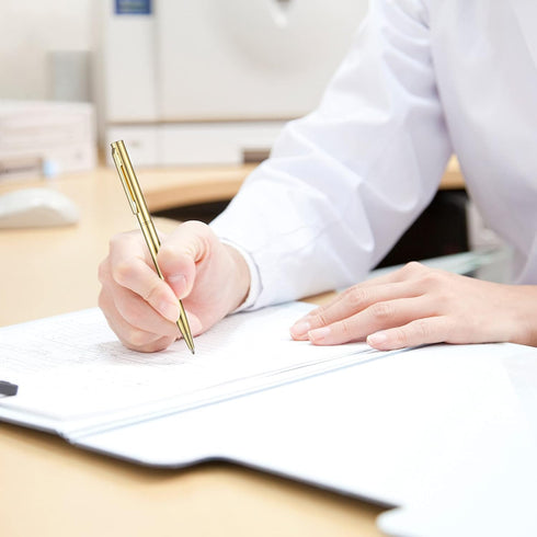 26 Pieces Slim Metallic Retractable Ballpoint Pens 1 mm Medium Point Black Ink Pen Nice Present for Wedding Business Office Supplies Teachers Stud...