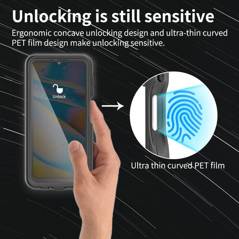 for Samsung Galaxy A13 5G Case Waterproof IP68 Certified Shockproof Dustproof Snowproof Built-in Screen Protector Full Body Protective Phone Case ...