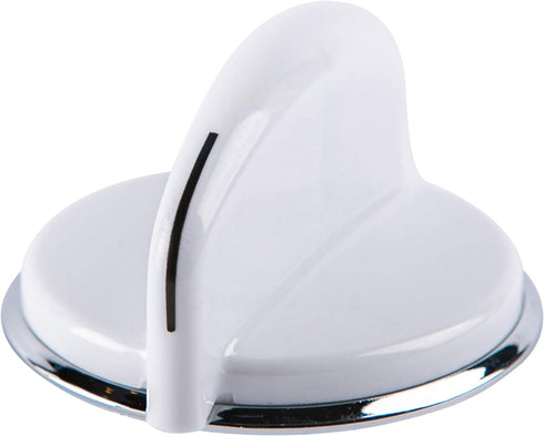 UPGRADED Lifetime Appliance 2 x WE01X20378 Control Knob Compatible with General Electric Dryer (White)