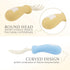 6Pcs Toddler Utensils - Stainless Steel Forks & Spoons with Silicone Handles, Easy-Grip, Gentle on Gums, Dishwasher Safe...