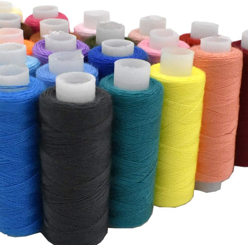 Sewing Thread 30 Colors Sewing Industrial Machine and Hand Stitching 250 Yards Each Sewing Thread Polyester...