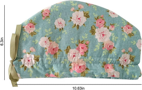 Tea Cosy - Pure Cotton Printed Tea Cosy, Kitchen Tea Pot Dust Cover, Breakfast Warmer, Insulation and Keep Warm, Color#5...