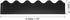 PATIKIL 3" x 13" Bulletin Board Border, 60 Pack Scalloped Trim Strips Wall Decor for Locker Classroom Cork Poster Black Board White Chalkboard, Sh...
