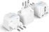 Ceptics Italy Power Adapter, Type L plug adapter, Universal Travel Adapter Chile, Italy travel adapter plug perfect for Rome, Lybia, Tunisia, Urug...