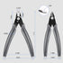 NICE-POWER Micro Wire Cutters, 5 inch 170 Mini Flush cutters, Nippers, Shear Cutters,Wire Snips, Small Side Cutters for Electronics Crafts Jewelry...