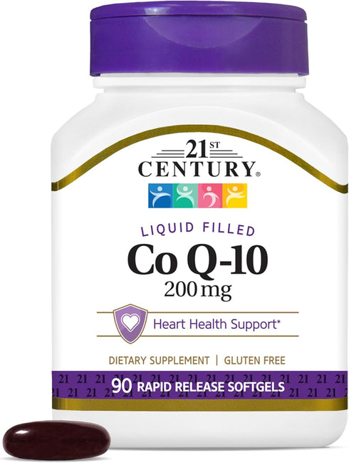 21st Century Co Q10 200 mg Softgels, 90 Count...