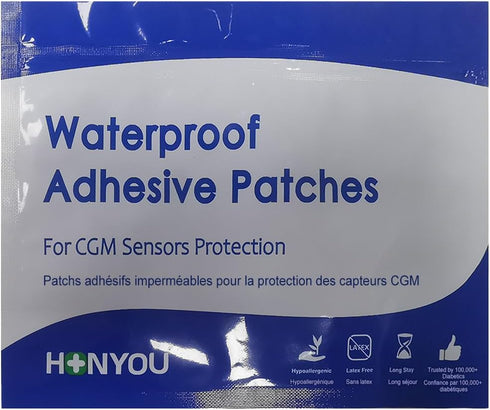 Freestyle Sensor Covers 40Pack, Libre 1/2/3 Sensor Covers Waterproof Sensor Patches for Enlite Medtronic Guardian CGM Tape, Non-Adhesive on The Ce...