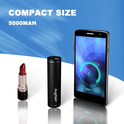 USB C Portable Charger 5000mAh Compact Power Bank Compatible with Samsung Galaxy Z Flip3,S21,S20,S10,S9,S8,Note 21/20/10/9/8,Moto Z3/2,LG V35/G8/7...