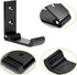 6PCS Folding Coat Hooks, Matte Black Wall Hooks for Hanging Coats Bathroom Towel Hooks Hardware Heavy Duty Aluminum Alloy Robe Hooks Wall Mounted ...